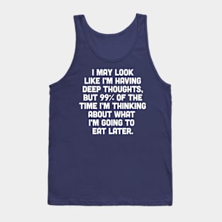 Hungry all the time - humour typography design Tank Top